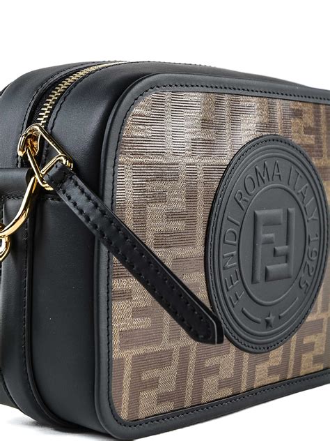 camera bag fendi|fendi logo embossed camera bag.